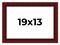 13x19 Weathered Picture Frame with UV-Resistant Acrylic & Acid Free Backing, Available in 5 Finishes - Black, Gold, Red, White, Natural
